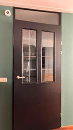 Opdek binnendeur, Doe-het-zelf en Verbouw, Deuren en Horren, Glas, 80 tot 100 cm, Zo goed als nieuw, Ophalen