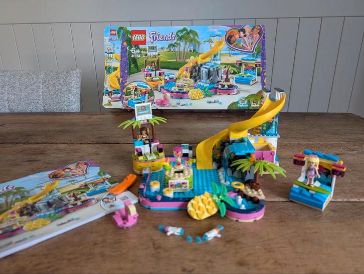 Lego Friends 41374 Andrea's zwembadfeest COMPLEET!, Kinderen en Baby's, Speelgoed | Duplo en Lego, Zo goed als nieuw, Ophalen of Verzenden