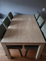Eettafel, Huis en Inrichting, Tafels | Eettafels, Ophalen, Eikenhout, 50 tot 100 cm, Zo goed als nieuw