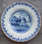 18 -eeuw Delft Delft Aardewerk Bord Bodemvondst Boerendelfts, Antiek en Kunst, Antiek | Keramiek en Aardewerk, Ophalen of Verzenden