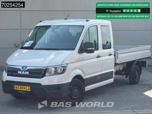 MAN TGE 3.140 Automaat Open laadbak 2.5t trekhaak Dubbel Cab, Auto's, Bestelauto's, Bedrijf, Te koop, Airconditioning, Bluetooth