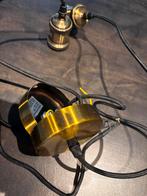 Messing Hanglampen Set van 2, Huis en Inrichting, Ophalen, Gebruikt, Metaal, Minder dan 50 cm