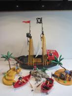 playmobil 3 Piraten boten bij schateiland, Ophalen of Verzenden, Gebruikt, Los playmobil