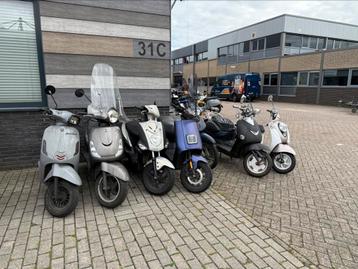 Partij scooters 7x Mio / Iva s5 / Honda beschikbaar voor biedingen