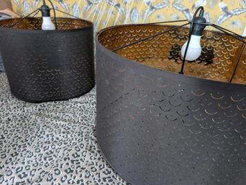 NYMÖ Lampenkap, zwart/messingkleur,

 beschikbaar voor biedingen