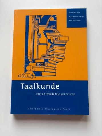 A. Verhagen - Taalkunde voor de tweede fase van het vwo beschikbaar voor biedingen