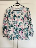 Studio anneloes nieve floral blouse L offwhite/green/pink, Kleding | Dames, Blouses en Tunieken, Maat 42/44 (L), Ophalen of Verzenden