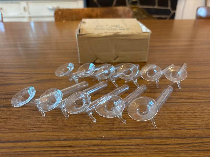 Vintage Laboratoriumglas - 12 stuks, Huis en Inrichting, Woonaccessoires | Kandelaars en Kaarsen, Gebruikt, Minder dan 25 cm, Overige materialen
