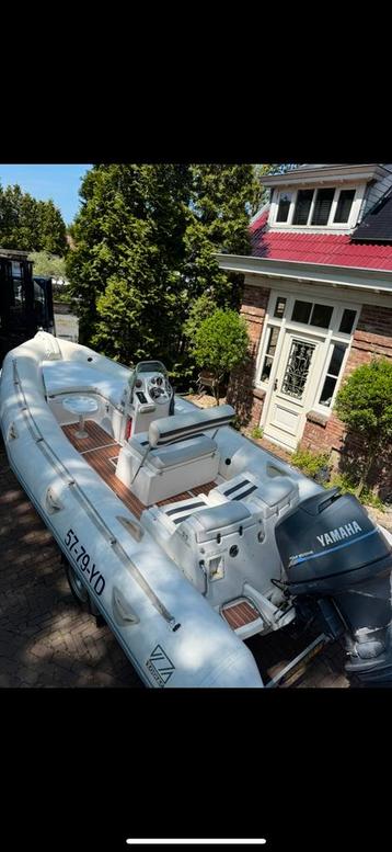 Nette Zodiac Yachtline 600 100pk Yamaha 4 takt Powertrim tea beschikbaar voor biedingen