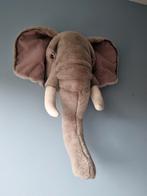 Dierenkop XL Olifant Wild & Soft, Ophalen, Zo goed als nieuw, Wanddecoratie
