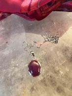 Robijn hanger liefde passie geluk beschermt magie energie, Sieraden, Tassen en Uiterlijk, Kettingen, Nieuw, Ophalen of Verzenden