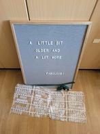 Letterbord / memobord, Huis en Inrichting, Ophalen, Zo goed als nieuw, Overige typen