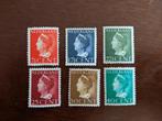 NL 1940-1947; set (6) KONINGIN WILHELMINA LEES, Postzegels en Munten, Verzenden, Na 1940, Postfris