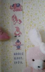 Borduurpatroon Baby Merklap   nr 7890, Hobby en Vrije tijd, Borduren en Borduurmachines, Verzenden, Nieuw, Handborduren, Patroon