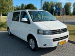 Volkswagen Transporter 2.0 TDI 84KW 2013 dubbele cabine L2, Auto's, 4 cilinders, Volkswagen, Wit, Origineel Nederlands