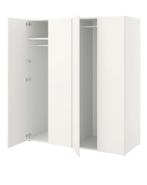 IKEA PLATSA Wardrobe, Huis en Inrichting, Ophalen, 150 tot 200 cm, Met hangruimte, Zo goed als nieuw
