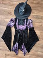 Heksenjurk met hoed, Ophalen of Verzenden, Zo goed als nieuw, Maat 38/40 (M), Carnaval