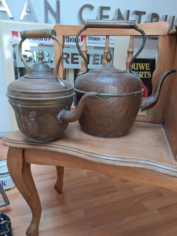 Koperen Ketels & Pot - Antiek beschikbaar voor biedingen