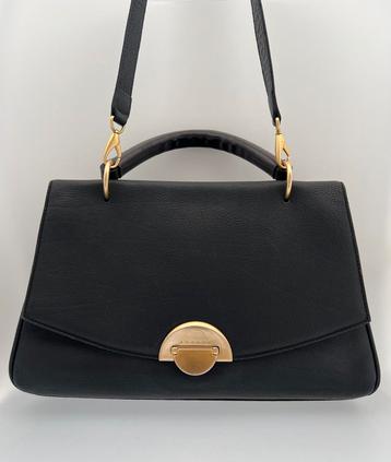 Stijlvolle damestas Bogner - 40 cm breed - zwart leder beschikbaar voor biedingen