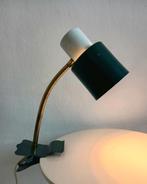 Hala, vintage, jaren 50/60 klemlampje, donkergroen, Gebruikt, Vintage, Ophalen of Verzenden, Metaal