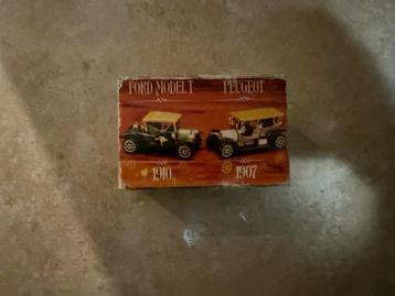 Vintage Classic Car Miniatures Set in Doos beschikbaar voor biedingen