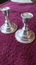 2 ZILVEREN KANDELAARTJES, Ophalen of Verzenden, Zilver