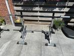 Bankdrukset + Olympic Bar 180 cm, Sport en Fitness, Fitnessmaterialen, Ophalen, Gebruikt