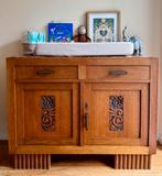 Antieke commode roze marmer, Ophalen, 50 tot 70 cm, 90 tot 105 cm, 100 cm of meer
