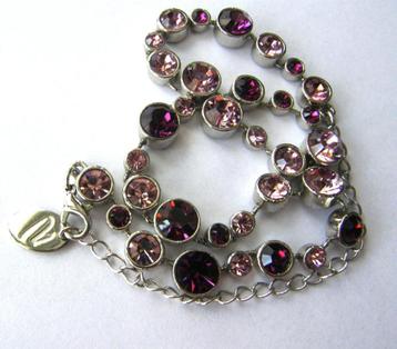 Prachtige vintage Ketting met regenboog kleuren krista beschikbaar voor biedingen