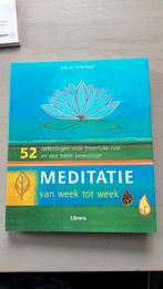 Meditatie van week tot week., Gelezen, Instructieboek, Ophalen of Verzenden, Meditatie of Yoga