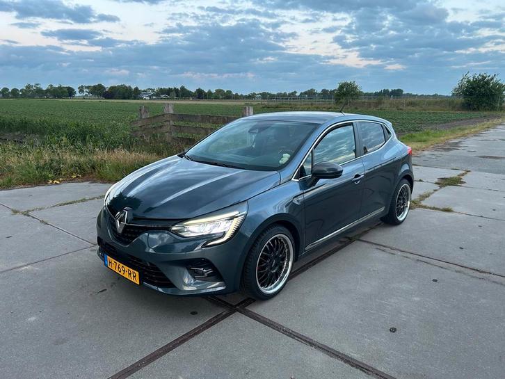 Renault Clio 1.0 TCe 100pk 2020 Grijs Bi Fuel Intens 17 inch, Auto's, Renault, Particulier, Clio, ABS, Achteruitrijcamera, Adaptieve lichten