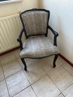 Retro Stoeltje met Slangenprint, Huis en Inrichting, Stoelen, Ophalen, Gebruikt, Zwart, Eén