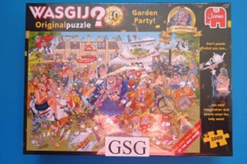 Wasgij 40 (tuinfeest) 2x 1000 st nr. 25019-01 (Nieuw), Hobby en Vrije tijd, Denksport en Puzzels, Nieuw, 500 t/m 1500 stukjes