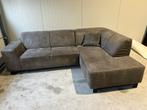 Antracietgrijze hoekbank van microleder, ., Ophalen of Verzenden, Zo goed als nieuw, .