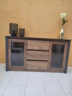 Eiken/grijze meubelset, Ophalen, Gebruikt