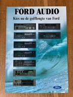Ford Audio brochure jaren 80, Boeken, Verzenden, Zo goed als nieuw, Ford