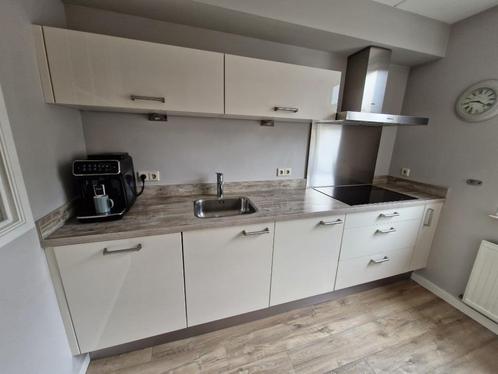 Moderne witte hoogglans keuken – compleet GEDEMONTEERD, Huis en Inrichting, Keuken | Complete keukens, Zo goed als nieuw, Dubbelwandige keuken