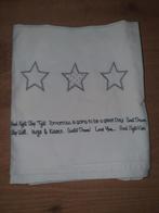 Laken voor wieg/wandelwagen - Sterren, Ophalen of Verzenden, Wit, Jongetje of Meisje
