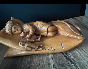Uit erfenis Aziatisch hout kunstwerk beschikbaar voor biedingen