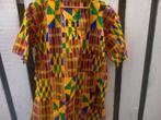 Kente shirt Ghana Katoen maat M/L kleurvast wasmachine wasba, Kleding | Heren, Ophalen of Verzenden, Nieuw