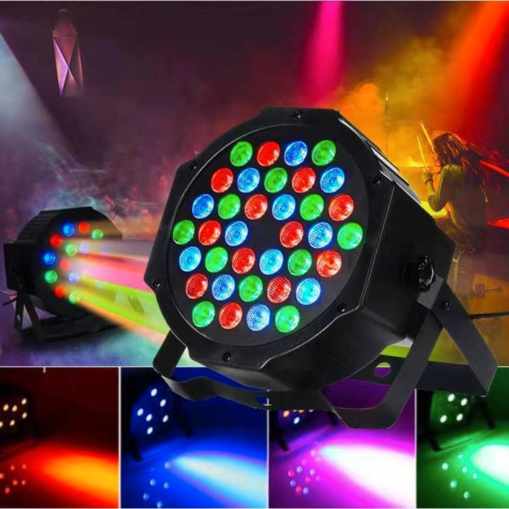 DMX LED Flat PAR / Spot Light (36 leds + afstandsbediening), Muziek en Instrumenten, Licht en Laser, Nieuw, Licht, Geluidgestuurd