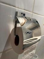 Wc rolhouder  - Chroom wcrol houder, Huis en Inrichting, Ophalen of Verzenden, Zo goed als nieuw, Overige kleuren, Overige typen