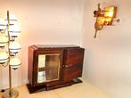 Origineel Art Deco dressoir, bar, vitrinekast, Frankrijk., Antiek en Kunst, Ophalen of Verzenden