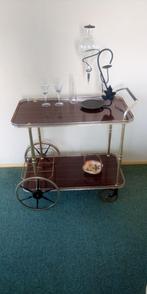 Vintage Italiaanse dranken trolley, thee serveerwagen van MB, Ophalen