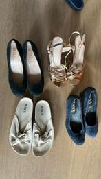 3 paar schoenen maat 38, Ophalen, Overige kleuren, Zo goed als nieuw, Schoenen met hoge hakken