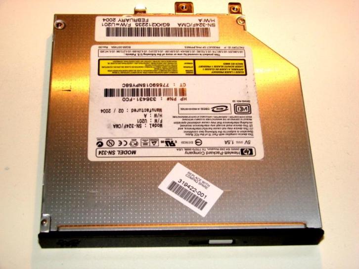 HP CD-RW drive 319422-001 - SN-324, Computers en Software, Optische drives, Gebruikt, Cd, Dvd, Ophalen of Verzenden