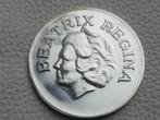 Zilveren Kronings dukaat Beatrix, Postzegels en Munten, Penningen en Medailles, Verzenden, Zilver, Nederland