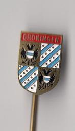 Groningen Provincie wapen speldje, Verzamelen, Gebruikt, Niet vindbaar, Niet vindbaar, Speldje of Pin