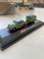 Schuco Volkswagen Kever + Caravan 1:87, Hobby en Vrije tijd, Modelauto's | 1:87, Ophalen of Verzenden, Zo goed als nieuw, Auto