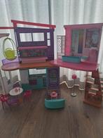 Malibu barbiehuis inklapbaar, Kinderen en Baby's, Speelgoed | Poppenhuizen, Ophalen, Zo goed als nieuw